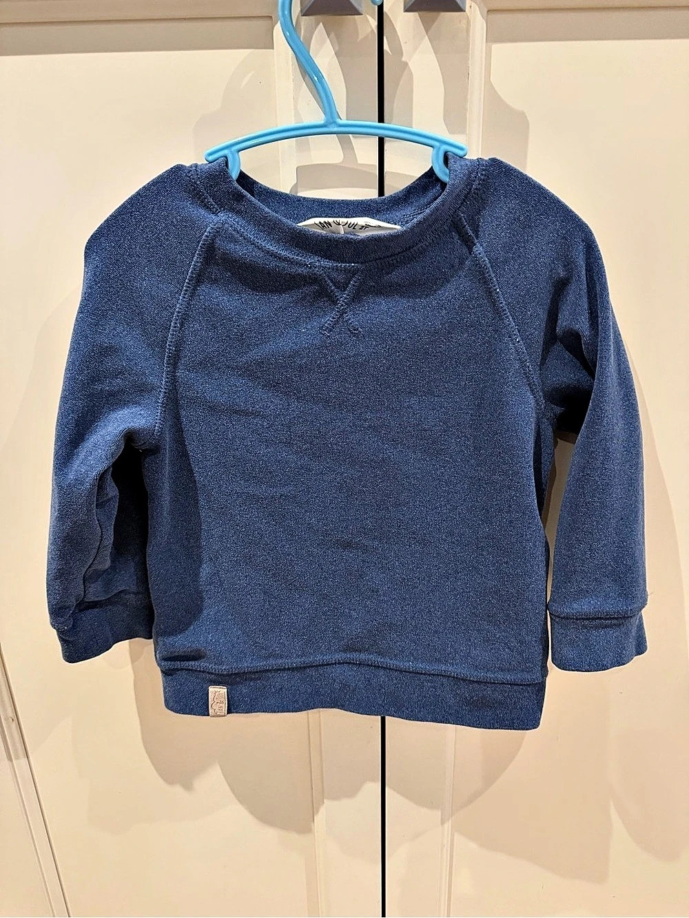 Jan & jul Kids Blue Sweatshirt Size 2T Like New